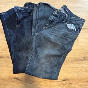 2 pair of jeans